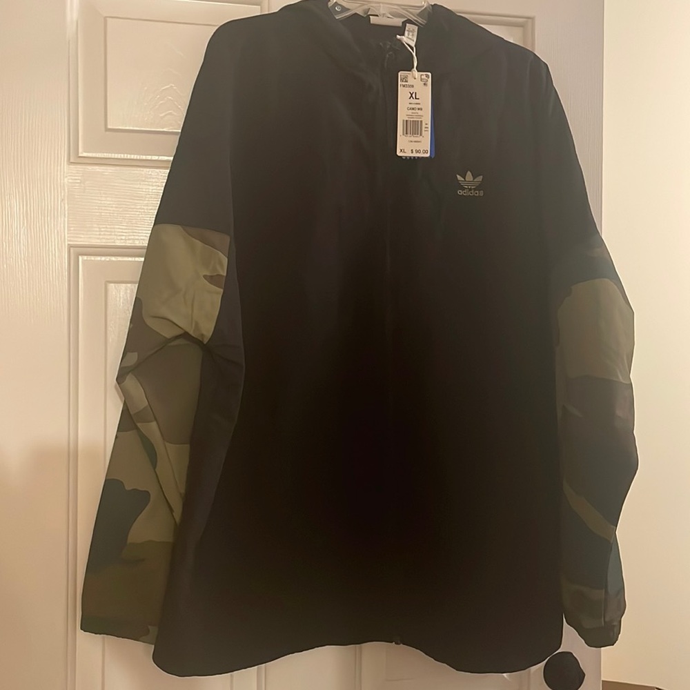 Adidas wind breaker , this is a lined jacket and not thin